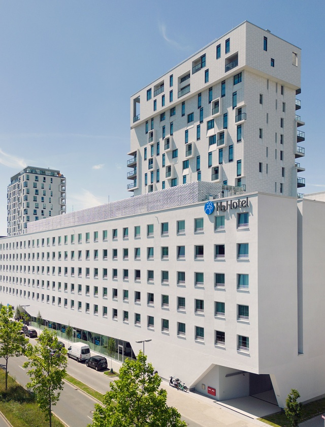 Das erste H2 HOTEL in Düsseldorf, realisiert von der bema Gruppe.