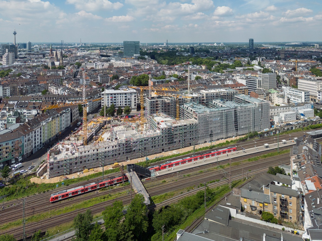 Die bema Gruppe präsentiert: Qualitätsvolle Quartiersentwicklung am S-Bahnhof Werhahn in Düsseldorf.